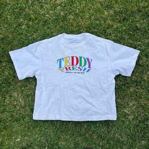 Teddy fresh cropped mens shirt mens size L Large